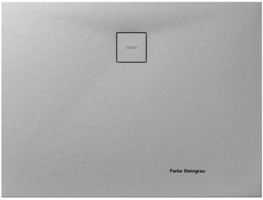 Duschtasse Aus Marmorharz, 90x150 Cm, Grau-anthrazit – Rutschfest, Kratzfest & Mit Ablaufgarnitur